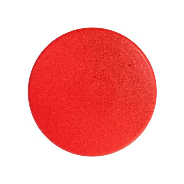 front view of red button